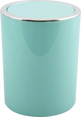 Spirella Design Kosmetikeimer Cocco 5 Liter - Schwingdeckel Abfallbehälter Mit Extra Ring