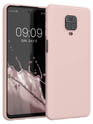 Produktbild von kwmobile Handyhülle für Xiaomi Redmi Note 9S / 9 Pro / 9 Pro Max Hülle - TPU Case - Kabelloses Laden - Schutzhülle Cover in Coconut Swirl