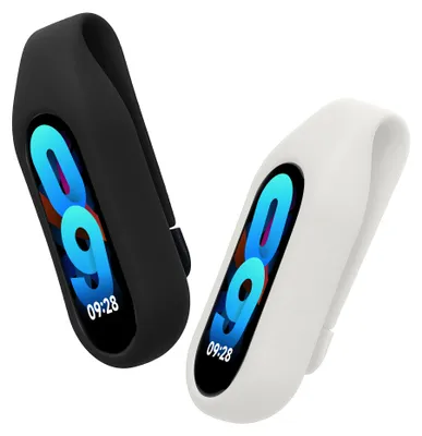 Produktbild von kwmobile 2x Silikon Fitnesstracker Halterung für Xiaomi Mi Band 10 / 9 / 8 Clip Halter - Fitness Tracker Hülle für Sport - TPU Schutzhülle ohne