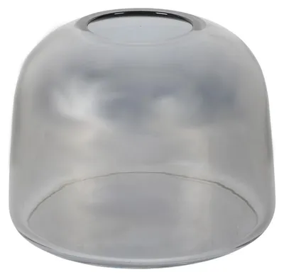 Produktbild von Glasvase grau blau Blumenvase Kugelvase Dekovase Vase Tischdeko Wohnaccessior