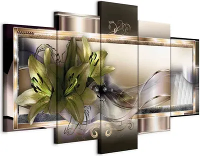 Produktbild von Italienischer Leinwand Leinwandbild - Frame of Beauty 225x112.5 cm Abstrakt b-C-0153-b-o