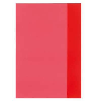 Produktbild von Herlitz Heftschoner DIN A4 PP transparent rot