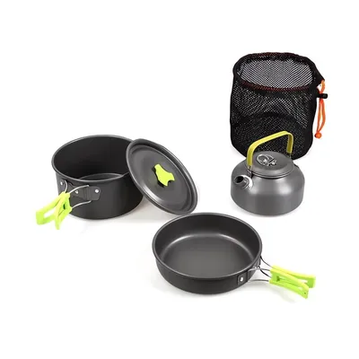 Produktbild von Pronett XJ4445 Camping Kochgeschirr-Set 3 in 1
