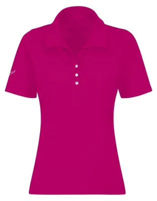 Immagine prodotto di Trigema, polo da donna, modello 537611, confezione, colore rosa (magenta 030), taglia media (produttore)