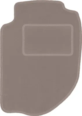 Produktbild von Fahrerfußmatte Velours beige passend für Volvo 740 / 760 (1984-1991, Limousine, Kombi) – mit Befestigungen – passgenau