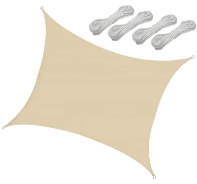 Image de Verk 01887 Feuille de soleil 4 x 3 m beige