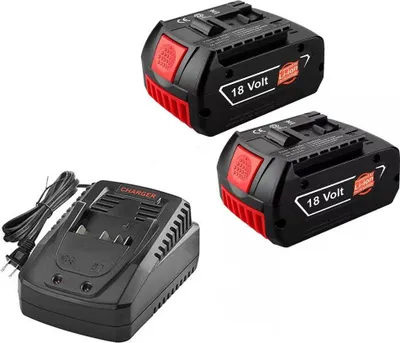 Obrázek produktu pro Náhradní baterie, kapacita 8000 mAh, kompatibilní s modely elektrického nářadí, 2 baterie 1 nabíječka