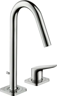 Produktbild von 2-Loch Waschtischmischer AXOR CITTERIO M 160 DN 15 m ZAG 1 1/4Zoll stainless steel op stainless steel optic