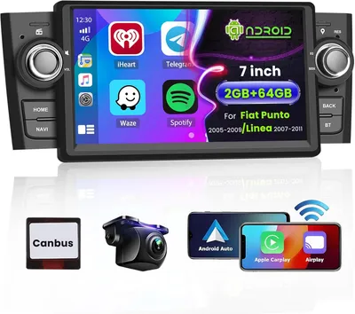 Produktbild von Android Autoradio – Carplay Radio – Multimediasystem – Navigationsgerät – 7-Zoll HD-Touchscreen – Integriertes GPS