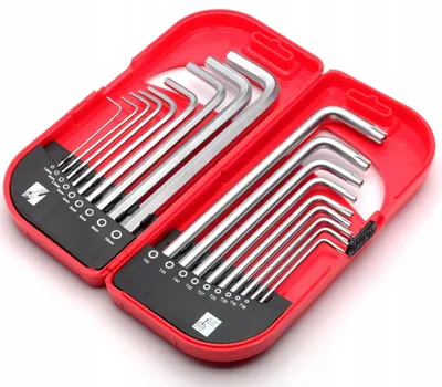Produktbild von Pro Werkzeugset Torx & Sechskant Schlüssel Kurz 18tlg