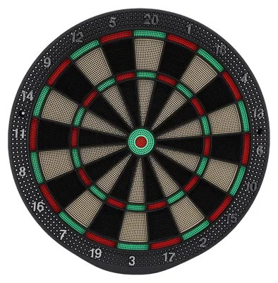 Produktbild von 13,5-Zoll-Dartscheibe Präzise Punktezonen Tragbare Indoor-Dartscheibe für das Training mit weichen Spitzen