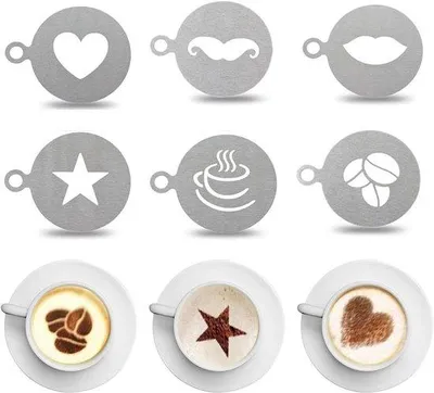 Obrázek produktu pro Šablony pro latte art – dekorace