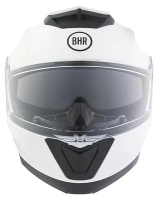 Produktbild von BHR 836 FLIP-UP, Klapphelm ECE 22.06, Integralhelm mit Sonnenblende, doppelter Kratzfestes Visier & mikrometrischer Verschluss, Weiß, M