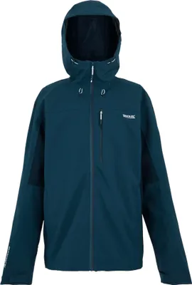 Image de Regatta - Veste imperméable "Birchdale II" pour hommes RG11378 (XXL) (Bleu jean foncé/bleu marine)