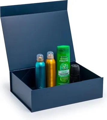 Produktbild von Magnetische Geschenkbox Dunkelblau 380 x 280 x 110 mm (Außenmaße) L Geschenkbox