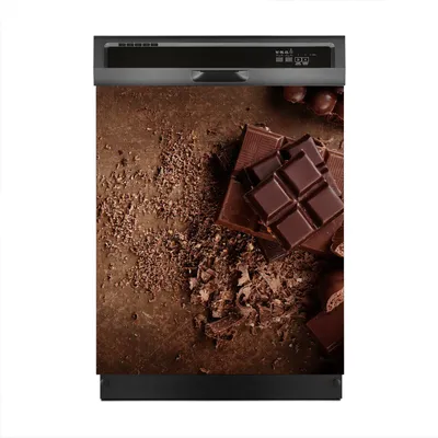 Produktbild von Aufkleber sticker 60x70 cm Dekorative folie Spülmaschine - dunkel Schokolade