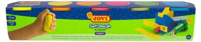 Image de JOVI BLANDIVER pâte à modeler souple 5x110g, neon