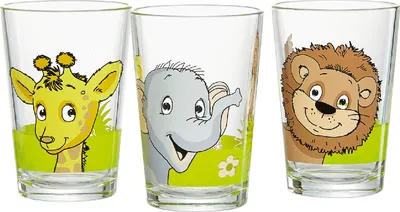 Obrázek produktu pro Ritzenhoff and Breker Jungle Animals Sklenice na pití 3-P.