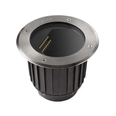 Produktbild von Spot Gea LED Wandscheibe, Edelstahl und Glas, 22 cm