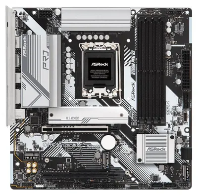 Imagen del producto de ASRock B760M Pro RS: Placa base mATX de 1700, con salida HDMI/DisplayPort, compatible con memoria DDR5 (venta al por menor)