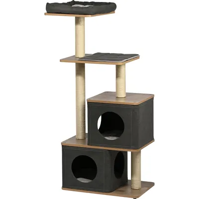 Produktbild von dobar Katzen Kratzbaum mit Katzenhöhle "Hannah", ca.: 58x38x133 cm