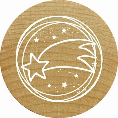 Produktbild von Woodies W21007, Text/Datumsstempel, Holz, Holz, 1 Stück(e)