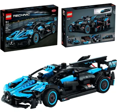 Image de LEGO 42162 Technic Bugatti Bolide Agile Blue, kit de construction de voiture, jouet de voiture de course, set pour enfants, garçons, filles et fans de sport automobile, collection de voitures emblématiques
