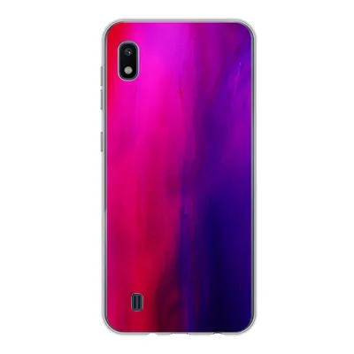 Produktbild von MuchoWow® Handyhülle Schutzhülle Hülle für Samsung Galaxy A10 Färben - Rosa - Lila - Abstrakt Silikon Softcase Handy Hülle - Schutzhülle
