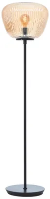 Produktbild von Brilliant Lampe Kaizen Stehleuchte 140cm amber-bernstein/schwarz matt Metall braun 1x A60, E27, 40 W