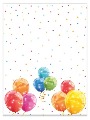 Produktbild von Tischdecke Sparkling Ballons 120x180cm