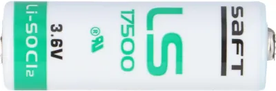 Produktbild von SAFT LS17500 A – 3,6 V Lithium-Thionylchlorid (Li-SOCl₂) mit U-Lötfahne – Industrie-Zelle