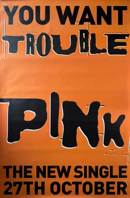 Productafbeelding van Pink - You Want Trouble - 2003 - Poster - 100x152 cm