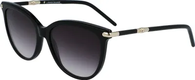 Zdjęcie produktu dla Okulary przeciwsłoneczne LONGCHAMP LO727S 001 BLACK 54/16/140 FEMALE