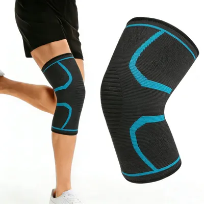 Productafbeelding van Kniebandage voor sport en dagelijkse activiteiten, unisex, blauw, maat S
