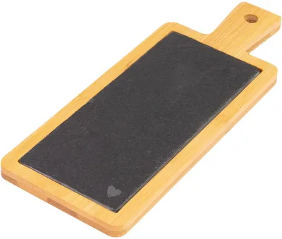 Immagine prodotto di Westmark Tapasplatte Tapas + Friends, Schiefer in Bambus, 23 x 9 cm, 69702241