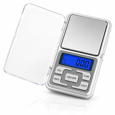Produktbild von Digitale Feinwaage Taschenwaage bis 500 g 0,01 Waage Goldwaage Briefwaage Präzisionswaage