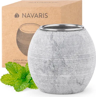 Produktbild von Navaris Verdampferschale für die Sauna - 5 x 5 cm - Sauna Zubehör Männer und Frauen - Sauna Aromaschale - Sauna Accessories - Sauna Schale aus