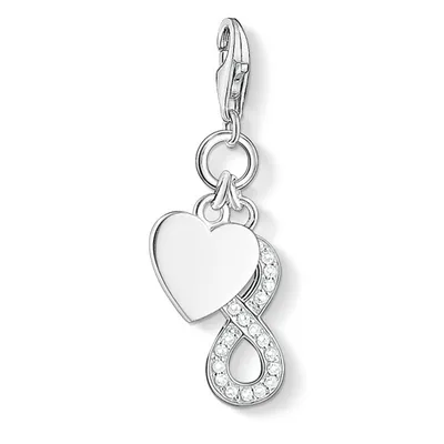 Produktbild von Thomas Sabo 1248-051-14 Charm-Anhänger Herz mit Infinity Sterling-Silber