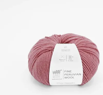 Zdjęcie produktu dla Włóczka Gabo Wool Fine Peruvian Wool 8717 / sorbet malinowy