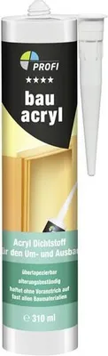Produktbild von PRONOVA Anschlussacryl, weiß, 300 ml Kartusche