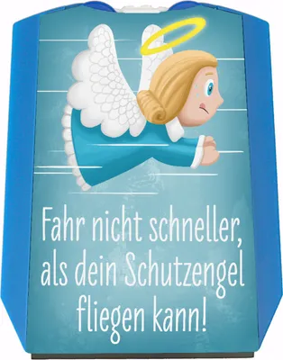 Produktbild von Schutzengel beim Autofahren Parkscheibe mit Eiskratzer und 2 Einkaufswagenchips
