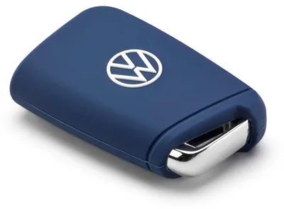 Produktbild von Volkswagen 000087012AN530 Schlüsselhülle Schlüsselcover Schlüsselblende, Silikon, mit VW Logo, blau