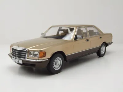 Produktbild von MCG 1:18 Mercedes S-Klasse (W126), beige, 1979