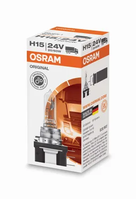 Produktbild von OSRAM H15 24V 20/60 PGJ23t-1 Original Faltschachtel
