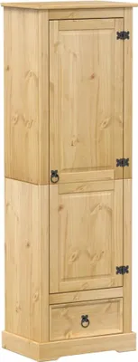 Obrázok produktu pre vidaXL Šatníková skriňa  55x38x170 cm z masívneho borovicového dreva