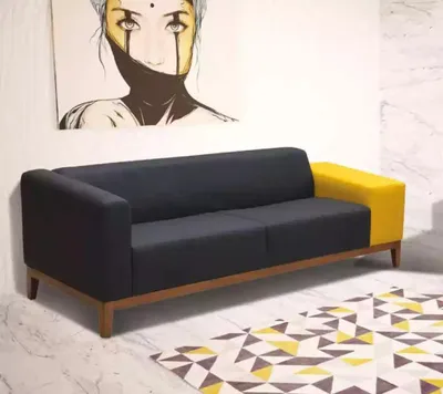Produktbild von Dreisitzer Sofa Couch Arbeitzimmer Luxus Möbel Textil Polstersofa