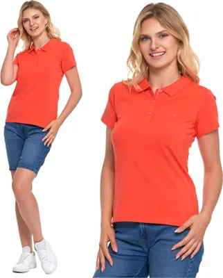 Produktbild von Damen PREMIUM Poloshirt Klassisch Baumwolle Modisch MORAJ M