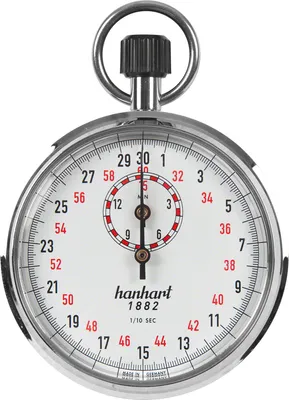 Produktbild von ORIGINAL Hanhart Kronenstopper Stoppuhr Stopuhr Stop Uhr 1/10 Sek. Einteilung