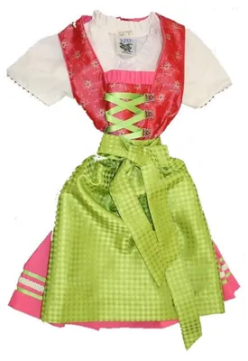Produktbild von Festliches Kinder Dirndl mit Bluse & schürze Gr. 92