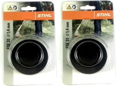Produktbild von Stihl Trimmerspule FSE 31, Fadenspule 1,4 mm (2-er Pack)